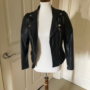 Faux Leather Jacket
